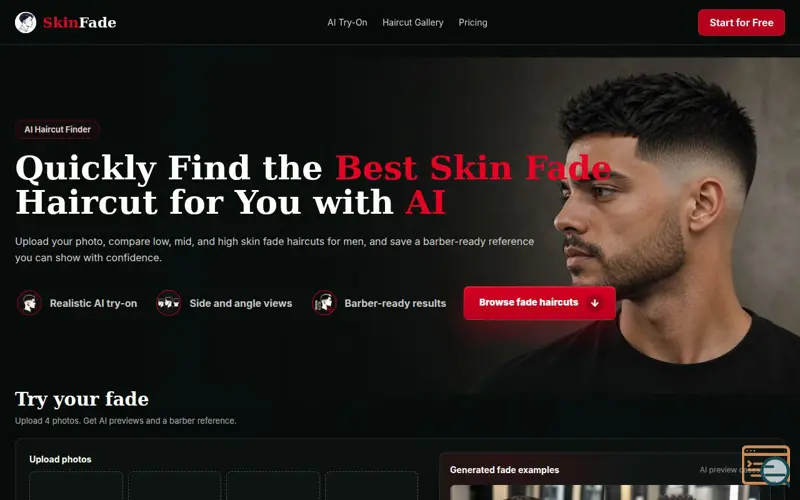 Screenshot of SkinFade