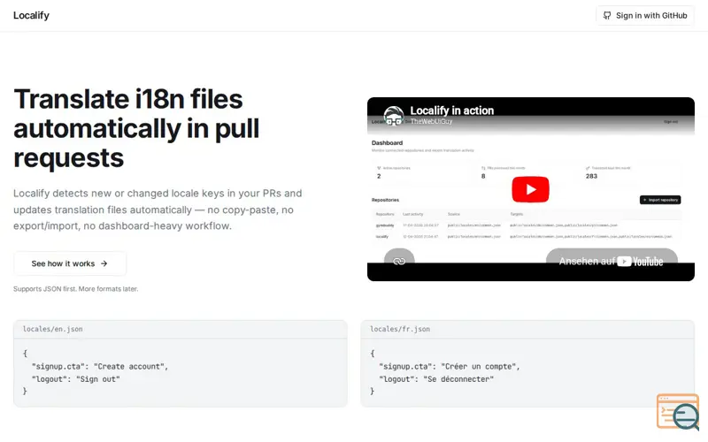 Screenshot of Localify