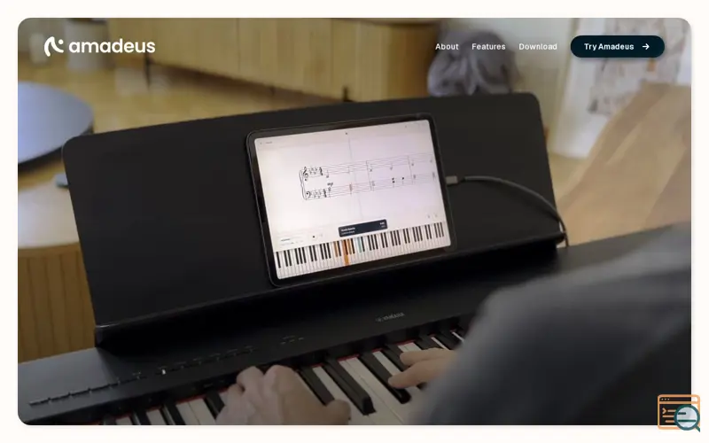 Screenshot of Amadeus