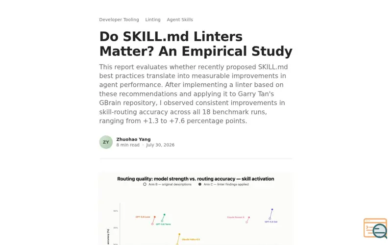 Screenshot of Do-skills-md-linter-matter