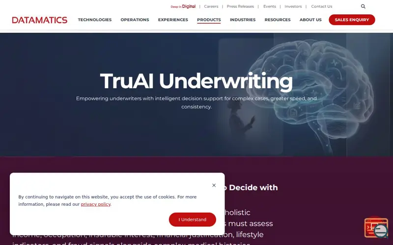 Screenshot of TruAI