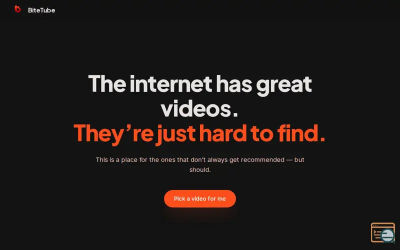 Screenshot of BiteTube