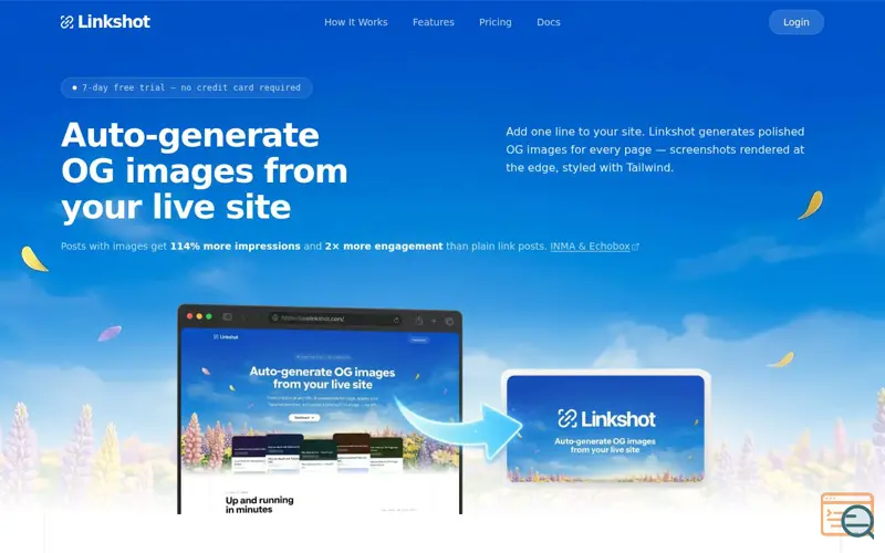 Screenshot of Linkshot