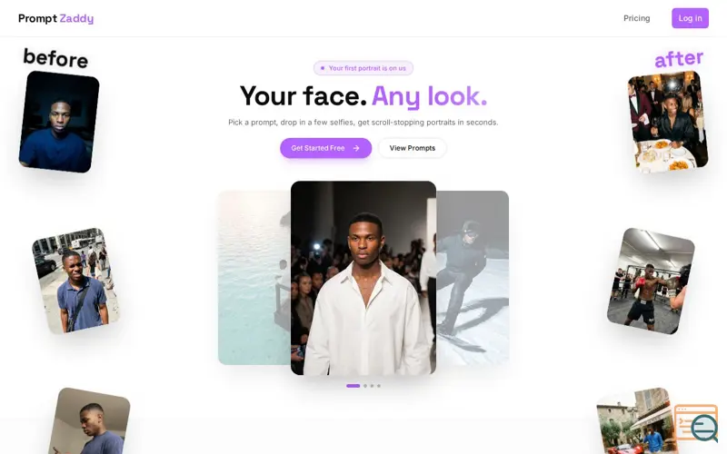 Screenshot of Prompt Zaddy