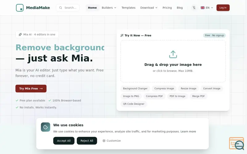 Screenshot of MediaMake