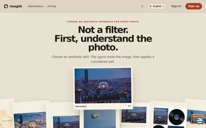 Screenshot of Imagild