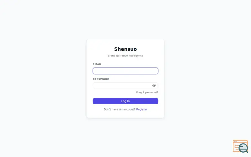 Screenshot of Shensuo AI Narrative Tracker