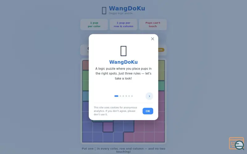 Screenshot of WangDoKu