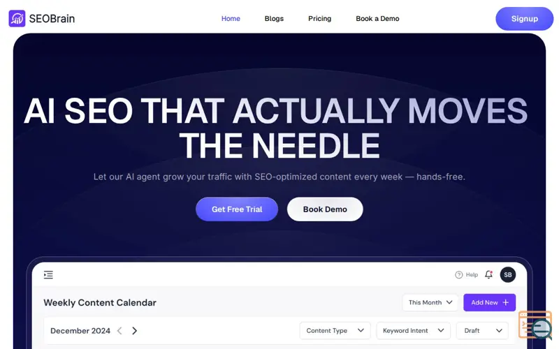 Screenshot of seobrain.io