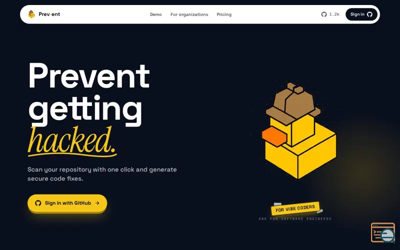 Screenshot of Prev-ent