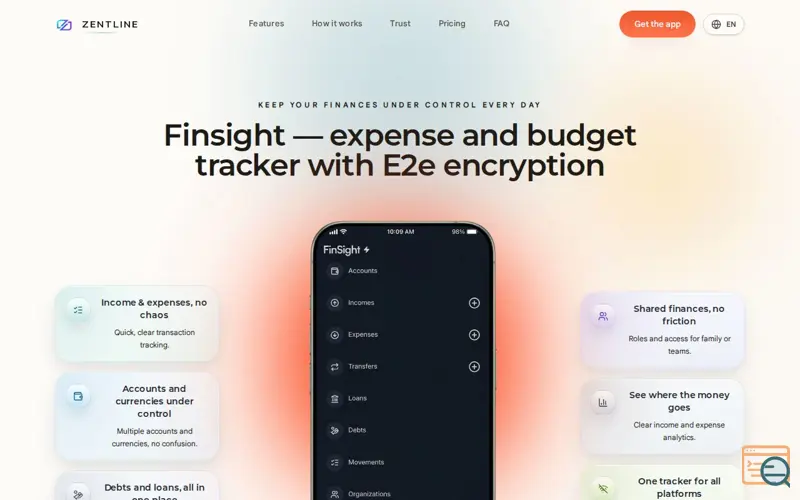 Screenshot of Finsight