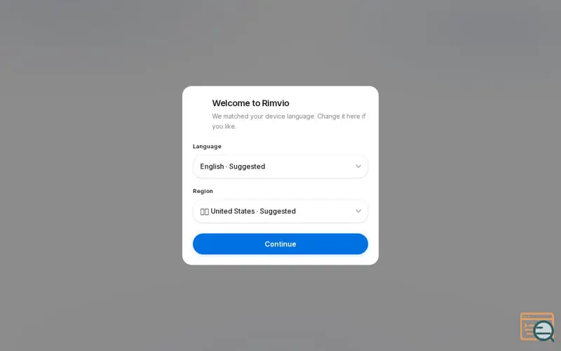 Screenshot of Rimvio