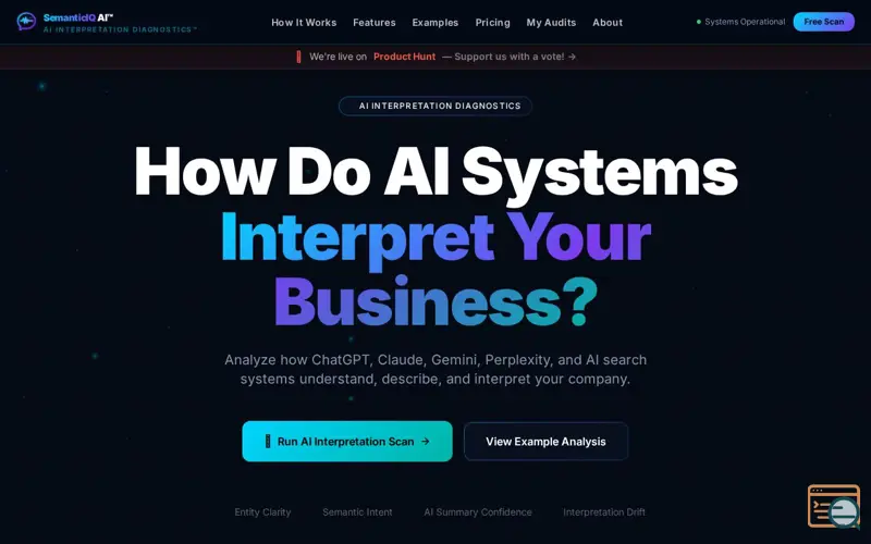 Screenshot of SemanticIQ AI