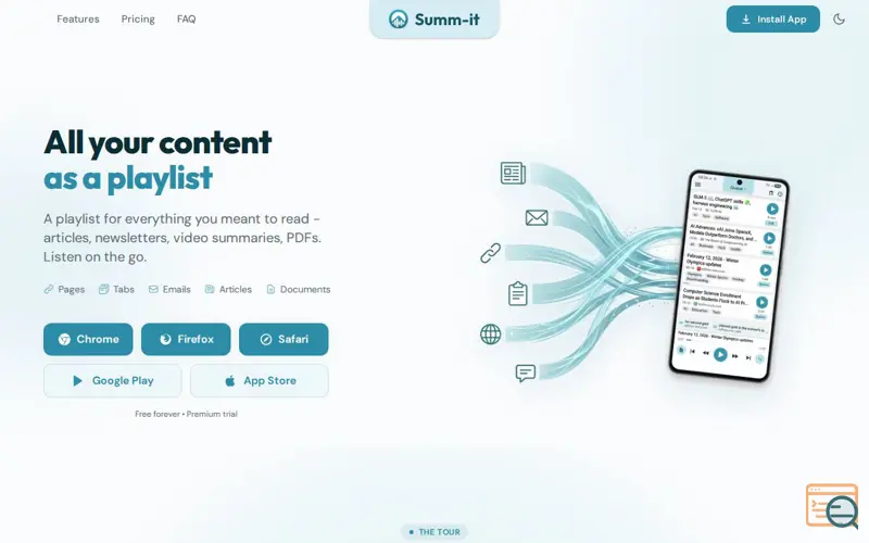 Screenshot of Summ-it