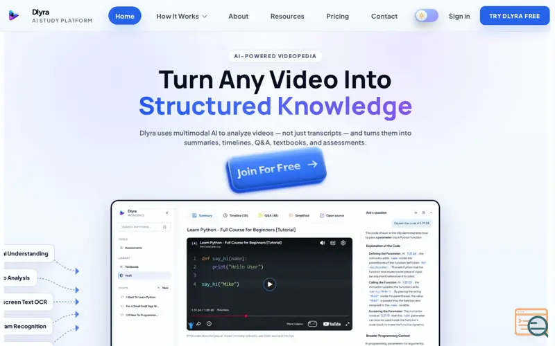 Screenshot of Dlyra