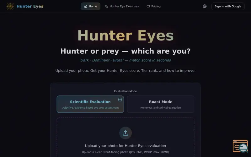 Screenshot of Hunter Eyes