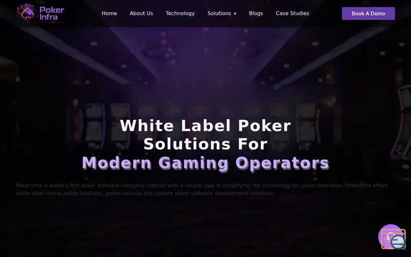 Screenshot of pokerinfra