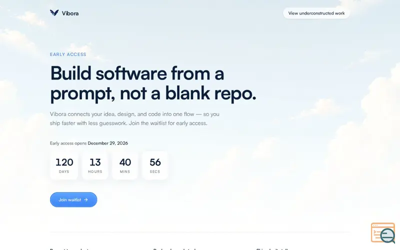 Screenshot of Vibora — AI Software Builder