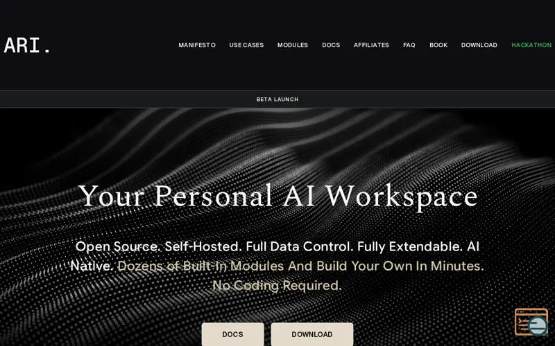 Screenshot of ARI Software