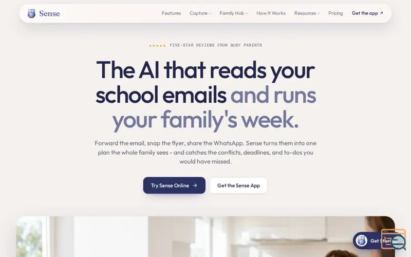 Screenshot of Sense 2.0