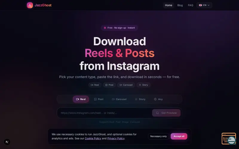Screenshot of JazzGhost