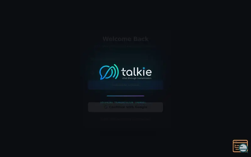 Screenshot of Talkie