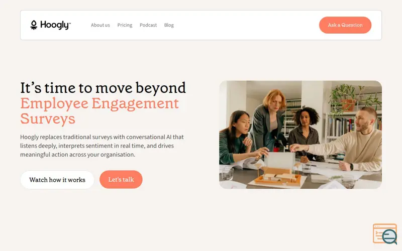 Screenshot of Hoogly.ai