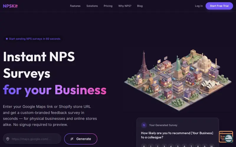Screenshot of NPSKit