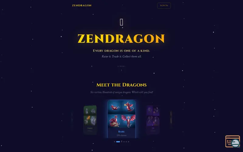 Screenshot of Zendragon