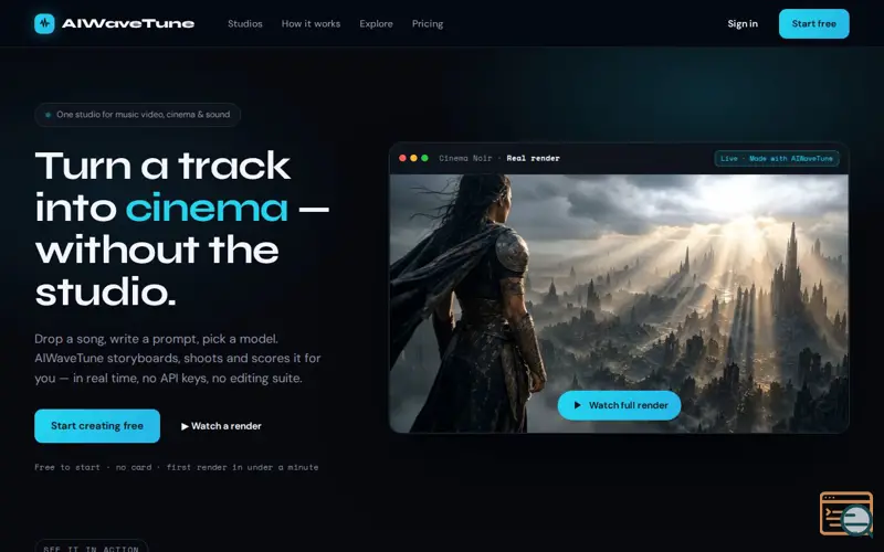 Screenshot of Aiwavetune