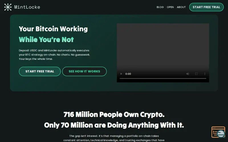 Screenshot of MintLocke