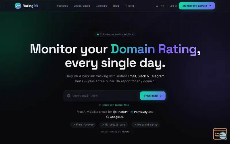 Screenshot of rating.so