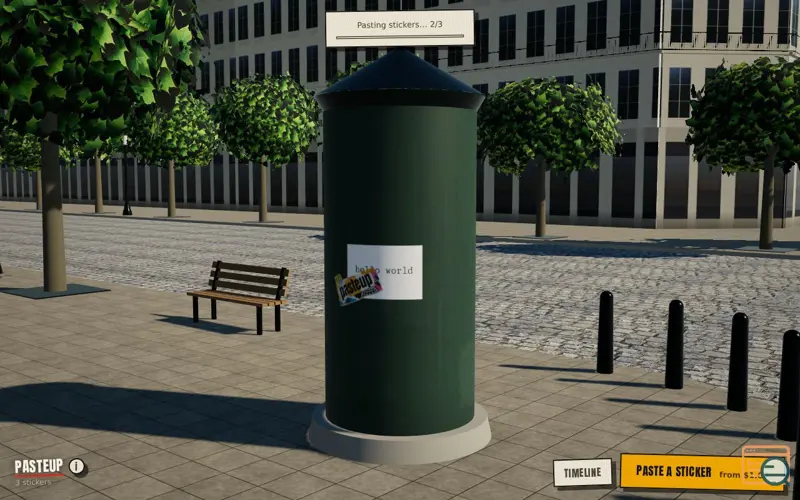 Screenshot of PasteUp.World