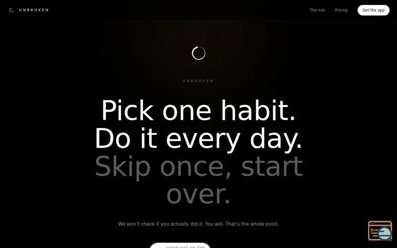 Screenshot of Unbroken
