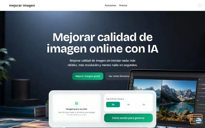 Screenshot of Mejora Imagen