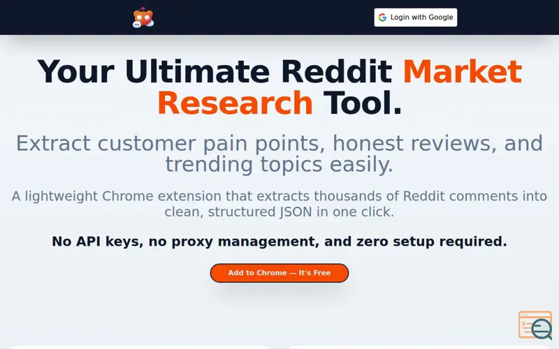 Screenshot of Reddit Comments Scraper