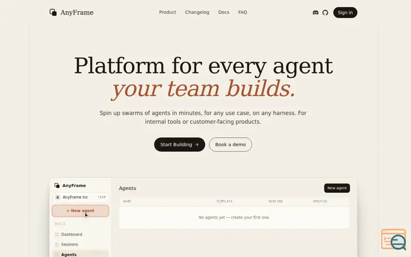Screenshot of Anyframe