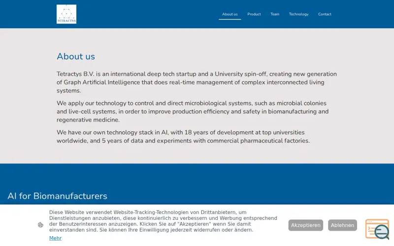 Screenshot of Tetractys