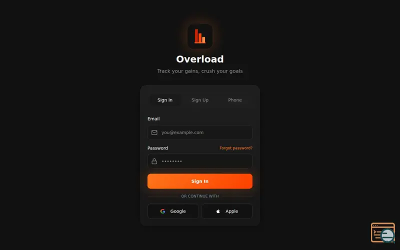 Screenshot of Overload