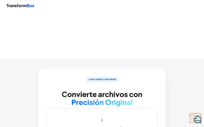 Screenshot of TransformBox