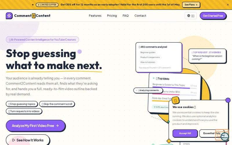Screenshot of Discover What Your Audience Wants to See