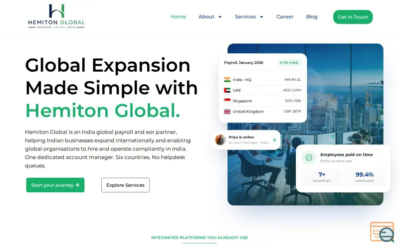 Screenshot of hemitonglobal.com