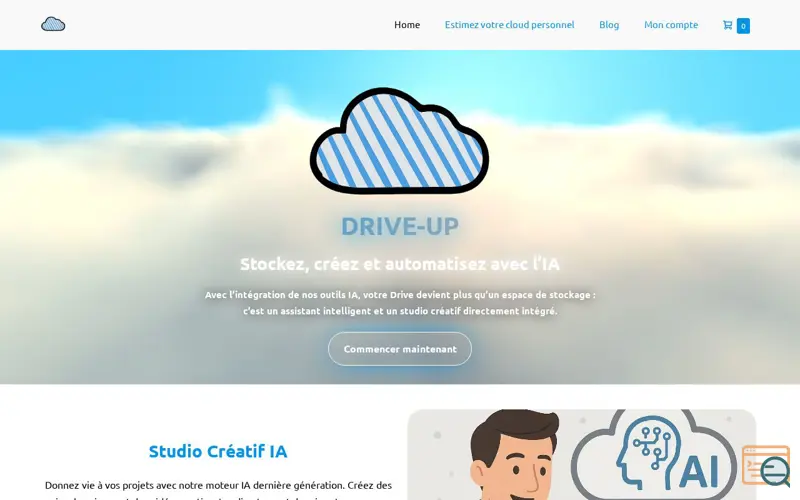 Screenshot of Drive-Up