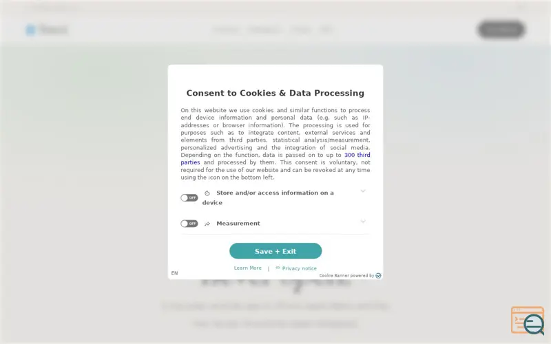Screenshot of Waterd, a launch using Grow by Mediavine