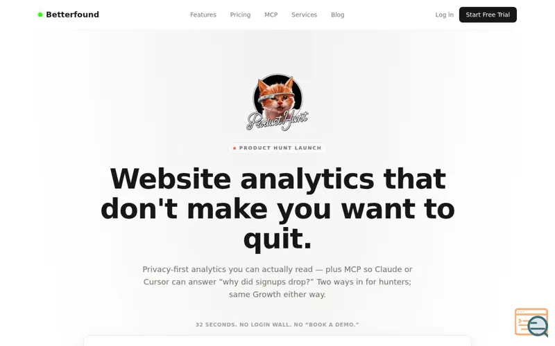 Screenshot of Betterfound