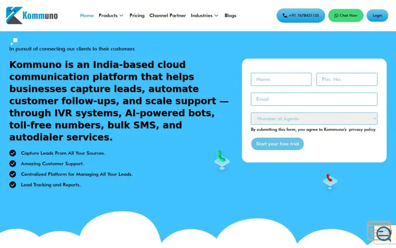 Screenshot of Kommuno