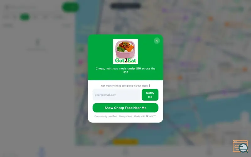 Screenshot of got2eat