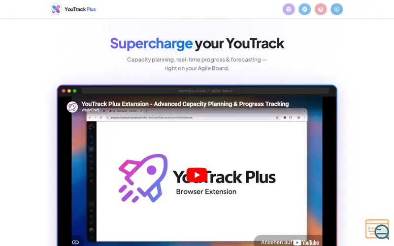 Screenshot of YouTrack Plus — Browser Extension
