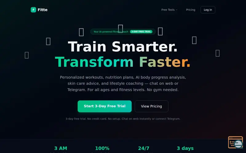 Screenshot of Fitte