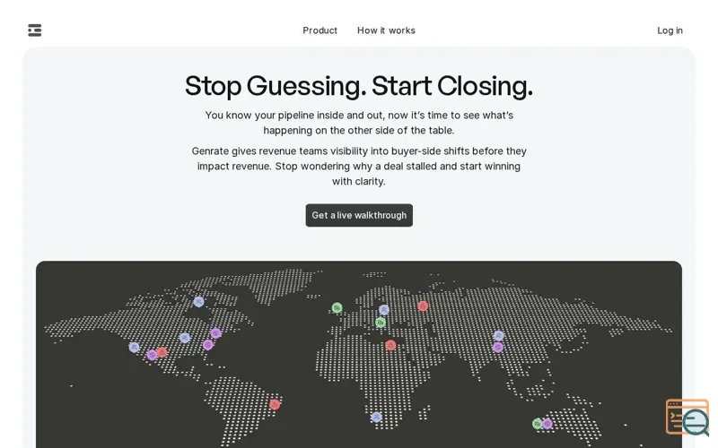 Screenshot of Genrate.ai